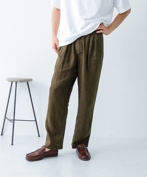 LINEN TUCK PANTS（その他パンツ）｜URBAN RESEARCH（アーバン