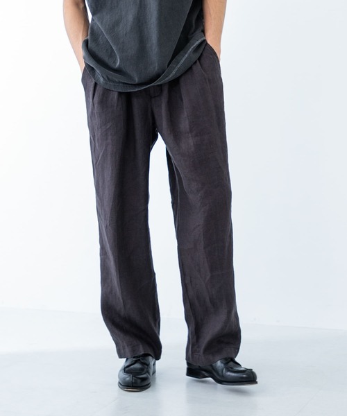 ATELIER AURA ARI ORGANIC LINEN TROUSERS