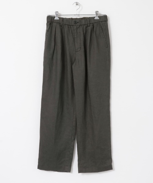 パンツ 232PT02 ANCIENT TUSSER W-TUCK PANTS-AO-L 232PT02 ANCIENT TUSSER W-TUCK PANTS-AO-L