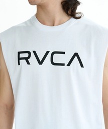 RVCA | RVCA メンズ BLINDER BOX TT タンクトップ 【2025年夏モデル】/ルーカバックプリントノースリーブマッスルタンク(タンクトップ)