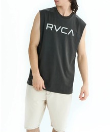 RVCA メンズ BLINDER BOX TT タンクトップ 【2025年夏モデル】/ルーカバックプリントノースリーブマッスルタンク