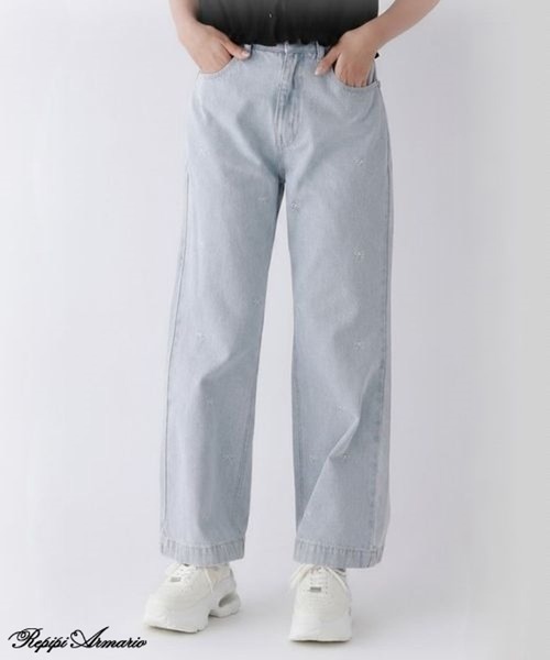 repipi armario(レピピ アルマリオ)の「【girly line】トキメキアソートデニム(デニムパンツ・キッズ・ブルー系2/ブラック系2/ブラック系1/ブルー系1/ブルー系4/ブラック系3/ブルー系その他・LARGE/MEDIUM/SMALL)」の5枚目の写真