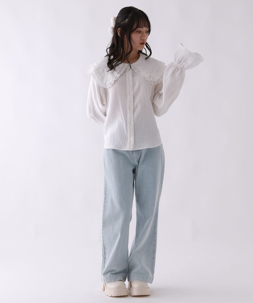 repipi armario(レピピ アルマリオ)の「【girly line】トキメキアソートデニム(デニムパンツ・キッズ・ブルー系2/ブラック系2/ブラック系1/ブルー系1/ブルー系4/ブラック系3/ブルー系その他・LARGE/MEDIUM/SMALL)」の11枚目の写真