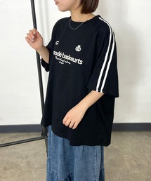 袖ラインゲームビッグTシャツ