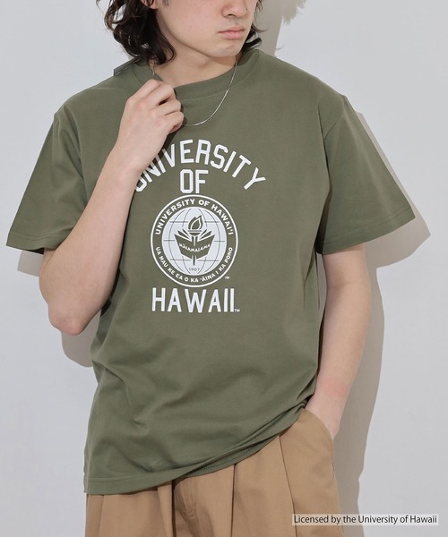 CALIFORNIA HAVE A NICE TIME !(カリフォルニアハブァナイスタイム)の「SHORT SLEEVE T-SHIRT カレッジ(Tシャツ/カットソー・メンズ・ホワイト系その他/ネイビー/イエロー/サックスブルー/ライトオリーブ/レッド/ホワイト・M/XL/L)」の19枚目の写真