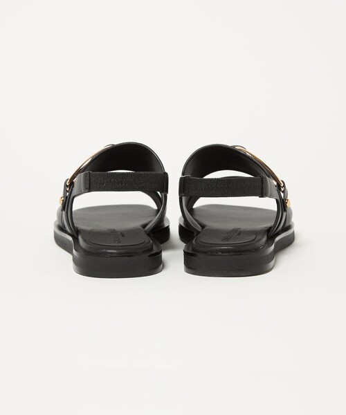 ODETTE E ODILE(オデットエオディール)の「オーバルバックル サンダル15↑(サンダル・レディース・ブラック/ホワイト・22cm/22.5cm/23cm/23.5cm/24cm/24.5cm/25cm)」の13枚目の写真