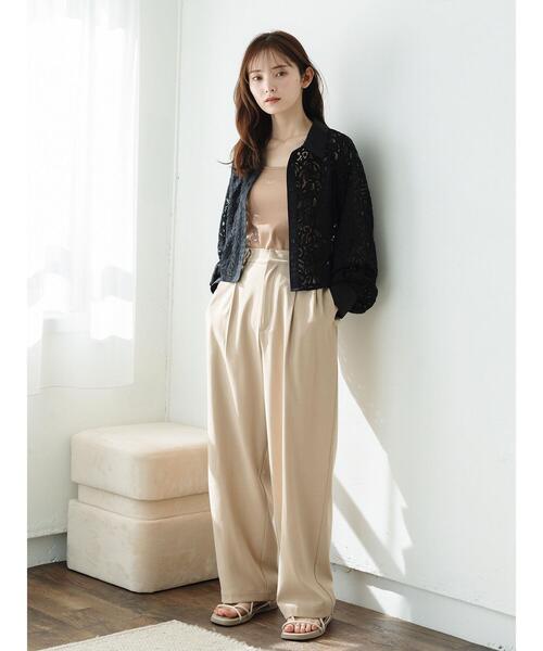 so4u（ソーフォーユー）の「レースシャツ（シャツ/ブラウス・レディース・ブラック/オフホワイト・F）」の13枚目の写真