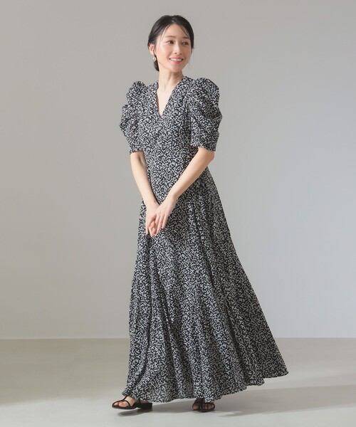 MARIHAフラワープリントロングワンピース36サイズ MARIHAフラワープリントロングワンピース36サイズ MARIHA