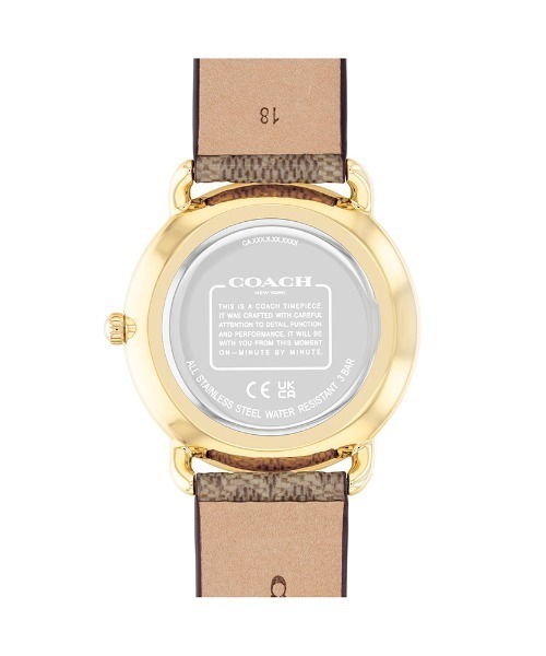 COACH（コーチ）の「【COACH】 コーチ ELLIOT レディース ウォッチ（アナログ腕時計・レディース・ライトブラウン/ブラック/ブラウン・FREE）」の12枚目の写真
