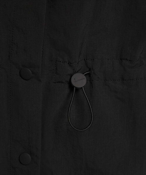 NIKE（ナイキ）の「ナイキ スポーツウェア エブリシング ウーブン ウィメンズ ショートスリーブ ミニ ドレス / Nike Sportswear Everything Wovens Women's Short-Sleeve Mini Dress HJ1145-010 Black（ワンピース・レディース・ブラック・XL/XS/L/M/S/2XL）」の4枚目の写真