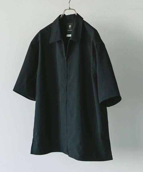 Plage urban boxシャツ BOXY-FIT MOCK-NECK T-SHIRT ボクシーフィット モックネックT