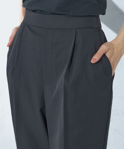 GALLORIA(ギャローリア)の「【キレメクパンツ】2wayストレッチ ゆるテーパードパンツ(その他パンツ・レディース・ブラック/ライトグレー・L/LL/S/M)」の5枚目の写真