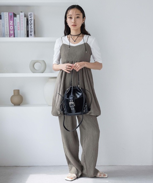 洗練されたデニムスタイルを【Palm Angels】セットアップ 24SS 5color 前後2wayサテンタンクトップ□納期目安：即納