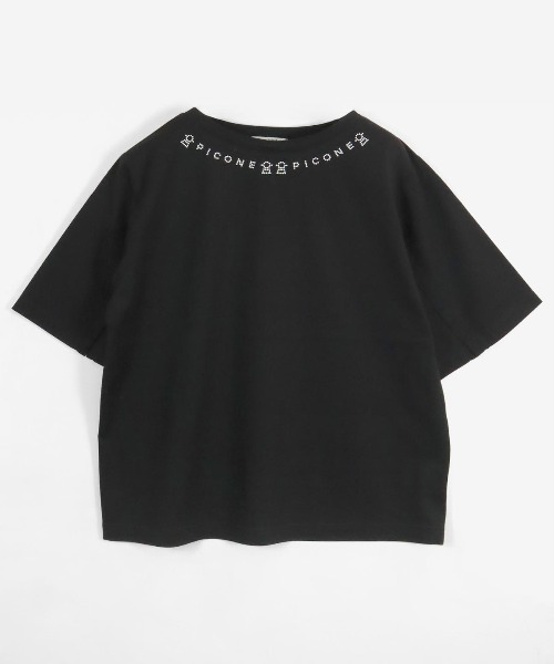 STUDIO PICONE（スタジオピッコーネ）の「コットン混スリット袖プルオーバー（Tシャツ/カットソー・レディース・ライトブルー/パープル/ホワイト/ブラック・LL/M/L）」の3枚目の写真