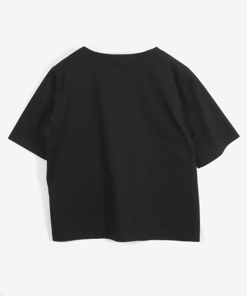 STUDIO PICONE（スタジオピッコーネ）の「コットン混スリット袖プルオーバー（Tシャツ/カットソー・レディース・ライトブルー/パープル/ホワイト/ブラック・LL/M/L）」の5枚目の写真