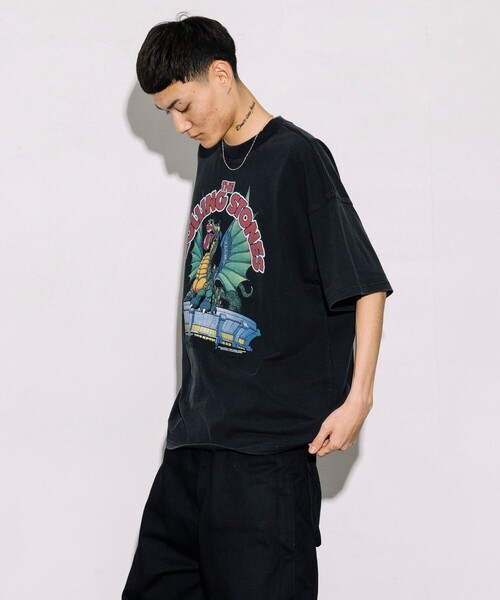 ローリング・ストーンズ総柄プリントTシャツ セール】【EXCLUSIVE】The Rolling Stones S/S Tee ローリング
