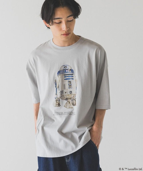 LOWRYS FARM（ローリーズファーム）の「【STAR WARS】Tシャツ　 451781（Tシャツ/カットソー・レディース・ブラック/パープル/グレー/オフホワイト・MEDIUM/LARGE）」の3枚目の写真