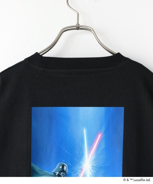 LOWRYS FARM（ローリーズファーム）の「【STAR WARS】Tシャツ　 451781（Tシャツ/カットソー・レディース・ブラック/パープル/グレー/オフホワイト・MEDIUM/LARGE）」の10枚目の写真