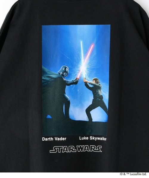 LOWRYS FARM（ローリーズファーム）の「【STAR WARS】Tシャツ　 451781（Tシャツ/カットソー・レディース・ブラック/パープル/グレー/オフホワイト・MEDIUM/LARGE）」の12枚目の写真