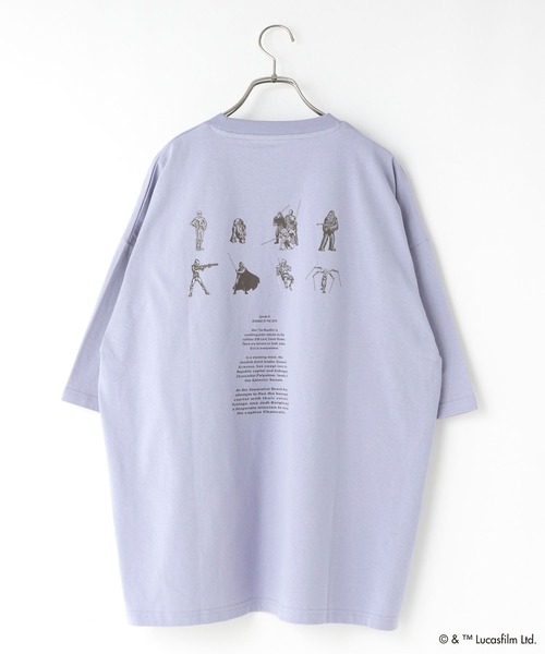 LOWRYS FARM（ローリーズファーム）の「【STAR WARS】Tシャツ　 451781（Tシャツ/カットソー・レディース・ブラック/パープル/グレー/オフホワイト・MEDIUM/LARGE）」の14枚目の写真