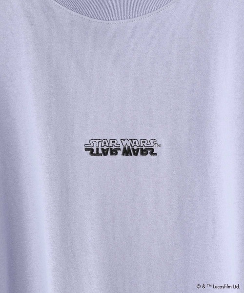 LOWRYS FARM（ローリーズファーム）の「【STAR WARS】Tシャツ　 451781（Tシャツ/カットソー・レディース・ブラック/パープル/グレー/オフホワイト・MEDIUM/LARGE）」の15枚目の写真
