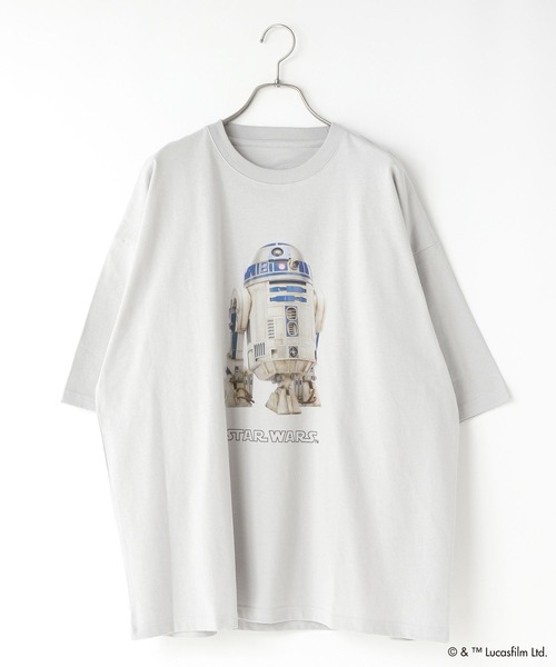 LOWRYS FARM（ローリーズファーム）の「【STAR WARS】Tシャツ　 451781（Tシャツ/カットソー・レディース・ブラック/パープル/グレー/オフホワイト・MEDIUM/LARGE）」の17枚目の写真