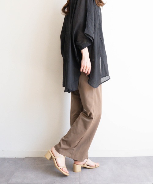 Fabby fabby(ファビィーファビィー)の「スクエアヒールストラップサンダル(サンダル・レディース・ブラック/シルバー/ゴールド・MEDIUM/LARGE/SMALL)」の9枚目の写真