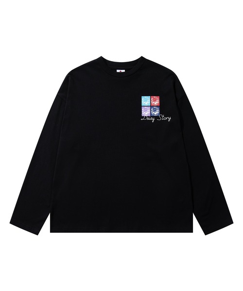 HOOK(フック)の「HOOK -original- ポップマーガレットバックプリントロンTEE(Tシャツ/カットソー・メンズ・ブラック/グリーン/ホワイト/ライトベージュ・X-LARGE/LARGE/MEDIUM)」の7枚目の写真