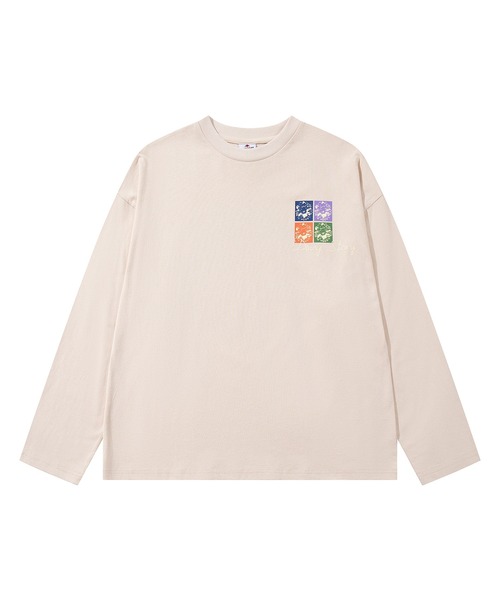 HOOK(フック)の「HOOK -original- ポップマーガレットバックプリントロンTEE(Tシャツ/カットソー・メンズ・ブラック/グリーン/ホワイト/ライトベージュ・X-LARGE/LARGE/MEDIUM)」の11枚目の写真