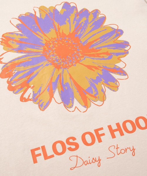HOOK(フック)の「HOOK -original- ポップマーガレットバックプリントロンTEE(Tシャツ/カットソー・メンズ・ブラック/グリーン/ホワイト/ライトベージュ・X-LARGE/LARGE/MEDIUM)」の17枚目の写真