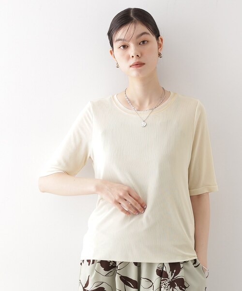 セール】シアーチュールプルオーバー【洗濯機OK】（Tシャツ/カットソー