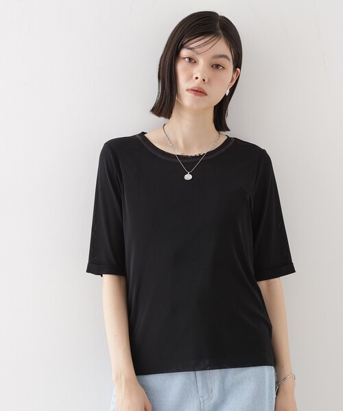 シアーチュールプルオーバー セール】シアーチュールプルオーバー【洗濯機OK】（Tシャツ/カットソー