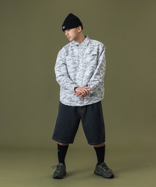 XLARGE（エクストララージ）の「COOL MAX CUFF BEANIE（ニットキャップ/ビーニー・メンズ・アッシュ/ブラック・ONE SIZE）」の3枚目の写真