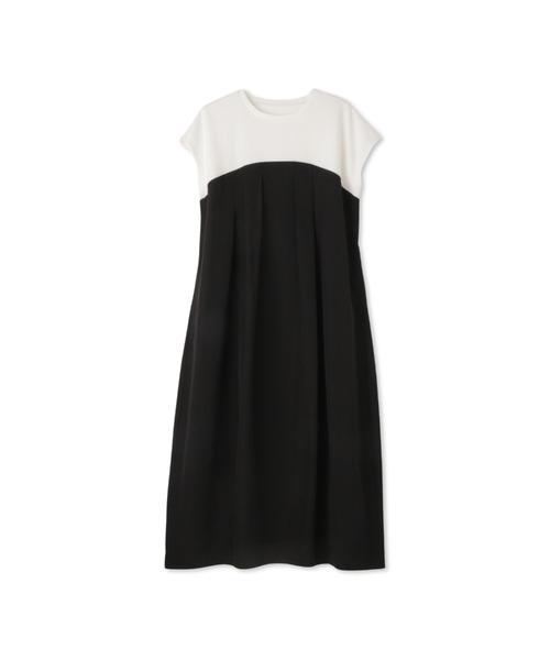 VICKY(ビッキー)の「ドッキングタックワンピース≪手洗い可能≫(ワンピース・レディース・オフホワイト/ホワイト・M)」の9枚目の写真