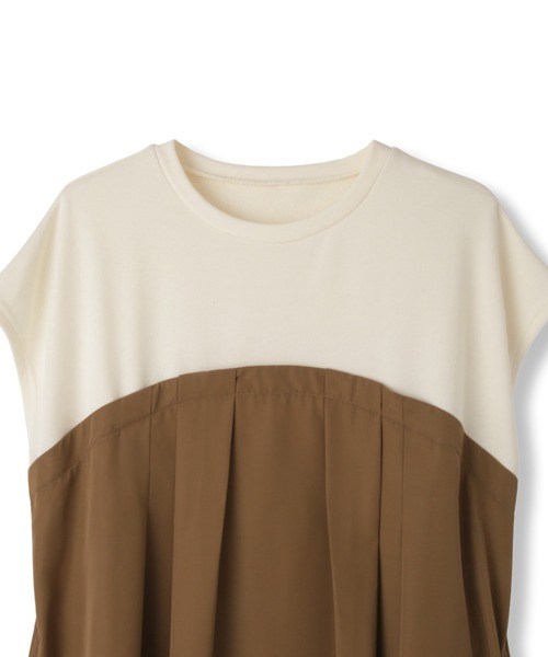 VICKY(ビッキー)の「ドッキングタックワンピース≪手洗い可能≫(ワンピース・レディース・オフホワイト/ホワイト・M)」の11枚目の写真