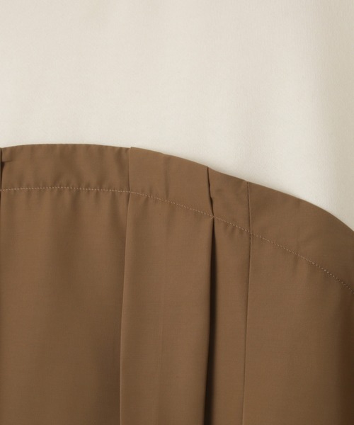 VICKY(ビッキー)の「ドッキングタックワンピース≪手洗い可能≫(ワンピース・レディース・オフホワイト/ホワイト・M)」の15枚目の写真