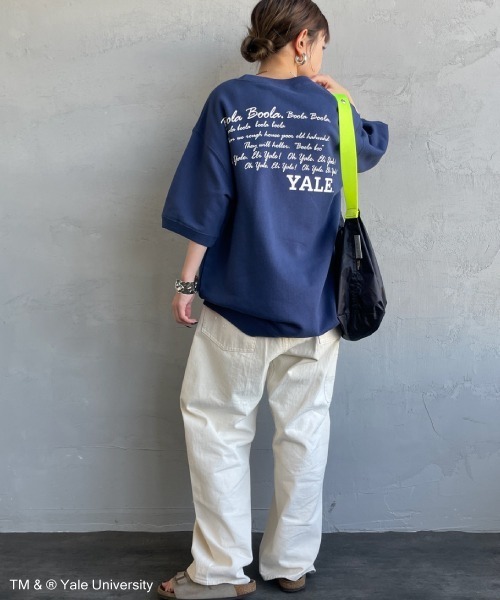 セール】[YALE/イェール] YALEロゴ バックプリント スウェットT