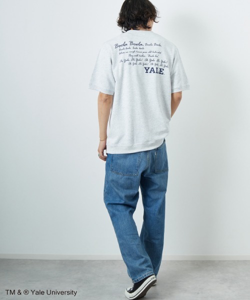 セール】[YALE/イェール] YALEロゴ バックプリント スウェットT