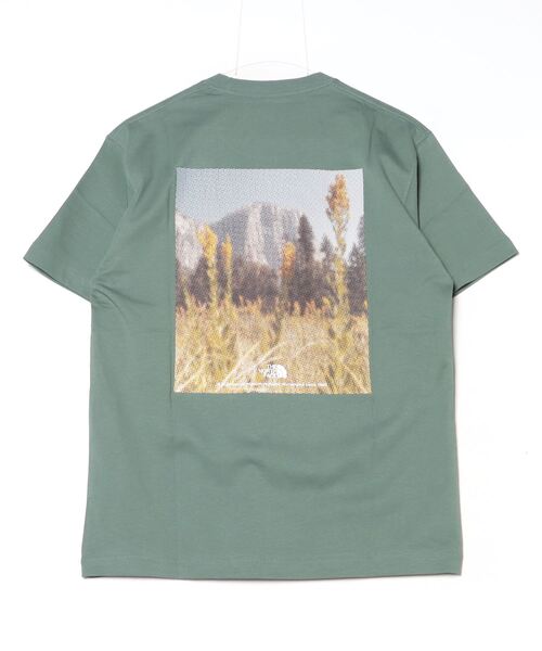 THE NORTH FACE（ザノースフェイス）の「ザ ノース フェイス THE NORTH FACE ショートスリーブフラッシュドライピクセルプラントコットンティー（Tシャツ/カットソー・メンズ・グリーン/ホワイト/ブラック・SS/S/M/L/XL）」の6枚目の写真