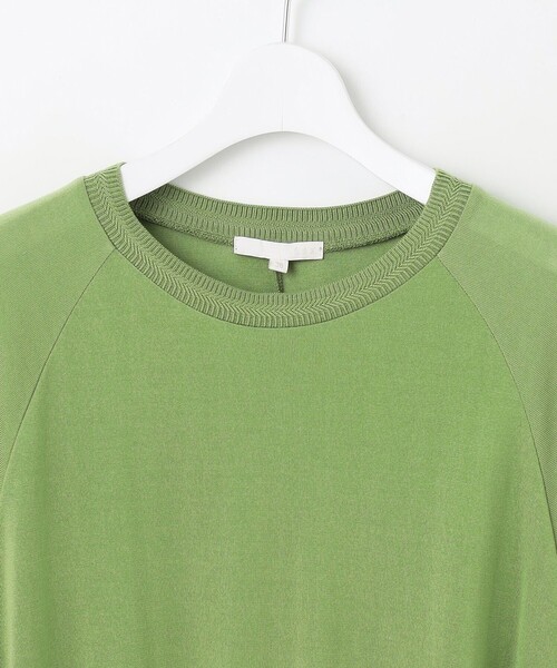 自由区（ジユウク）の「ドレーピーラグランスリーブ ニットソー（Tシャツ/カットソー・レディース・ネイビー系/アイボリー系/サックスブルー系/ライトグリーン系・44/46）」の19枚目の写真