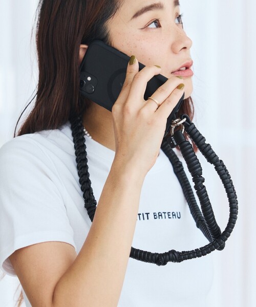 セール】A SCENE/エーシーン 別注 DESIGN PARACORD SHOULDER Leather