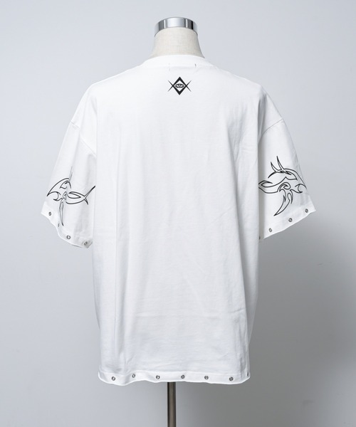 セール】『REFLEM/レフレム』チェーン付きトライバルTシャツ
