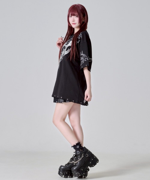 REFLEM トライバルカットソー REFLEM tシャツ Tシャツ 「REFLEM/レフレム」トライバルプリント