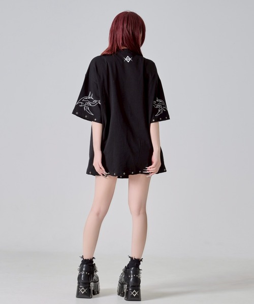REFLEM トライバルカットソー REFLEM tシャツ Tシャツ 「REFLEM/レフレム」トライバルプリント