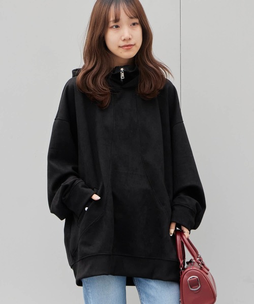 ROOPTOKYO（ループトウキョウ）の「【70%OFF】ブランク プルオーバーフーディー パーカー（パーカー・メンズ・グレー/ブラック・M/L）」の2枚目の写真