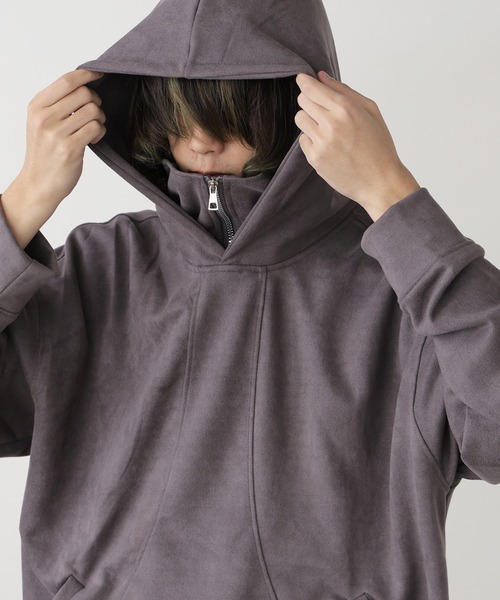 ROOPTOKYO（ループトウキョウ）の「【70%OFF】ブランク プルオーバーフーディー パーカー（パーカー・メンズ・グレー/ブラック・M/L）」の5枚目の写真