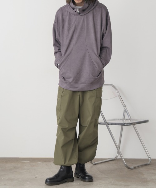 ROOPTOKYO（ループトウキョウ）の「【70%OFF】ブランク プルオーバーフーディー パーカー（パーカー・メンズ・グレー/ブラック・M/L）」の6枚目の写真