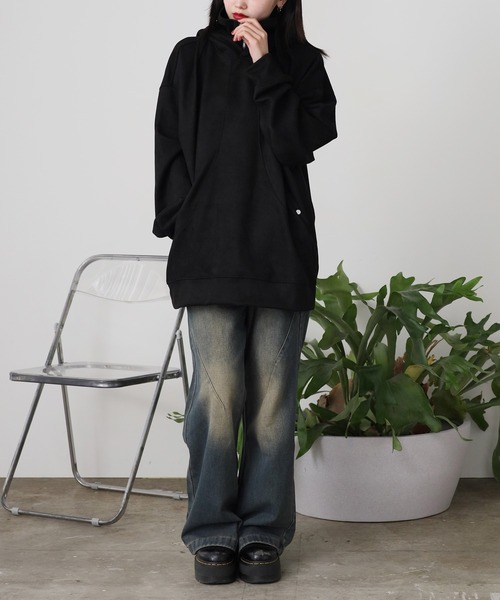 ROOPTOKYO（ループトウキョウ）の「【70%OFF】ブランク プルオーバーフーディー パーカー（パーカー・メンズ・グレー/ブラック・M/L）」の18枚目の写真