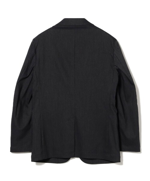 B:MING by BEAMS（ビーミングバイビームス）の「ジャージー ピンヘッド 2ボタン ジャケット (セットアップ対応／レギュラーフィット)（テーラードジャケット・メンズ・チャコールグレー・M/L/S/XL）」の6枚目の写真