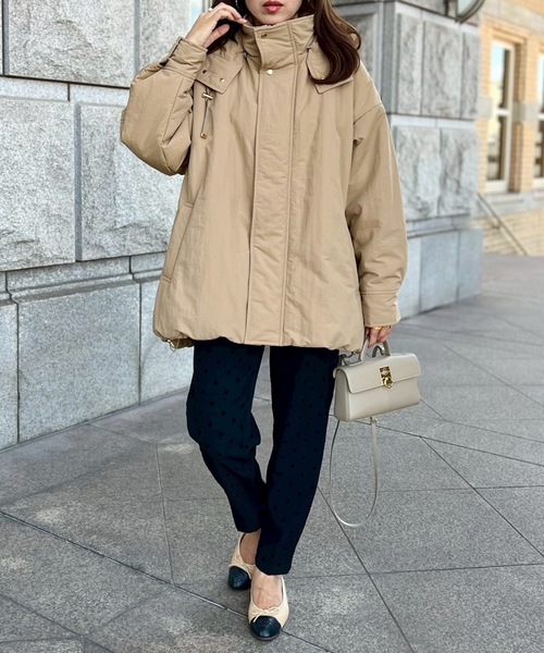 新品タグ付き 3wayパファーフレアオーバーコート エマテイラー 3wayパファーフレアオーバーコート Emma Taylor│STYLEDOOR スタイルドア